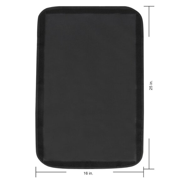 Auto Drive RV Door Window Shade Black 25x16 Universal Fit Sun & Privacy 1-Pack - Picture 5 of 6